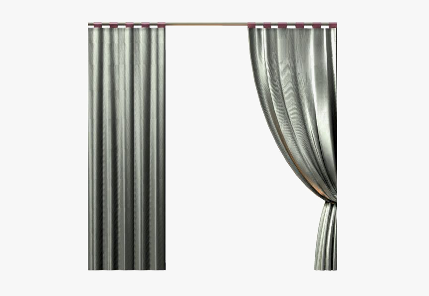 Drapes Png Image - Silver Curtains Png, Transparent Png, Free Download