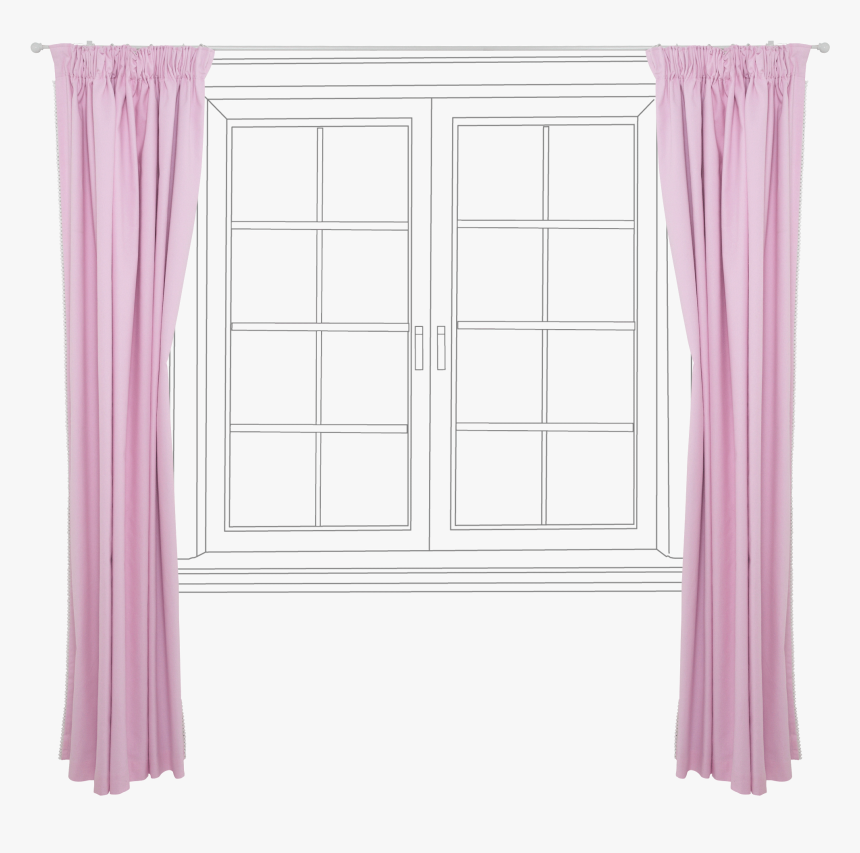 Picture Of Children"s Blackout Curtains, Pom Pom Lace - Window, HD Png Download, Free Download