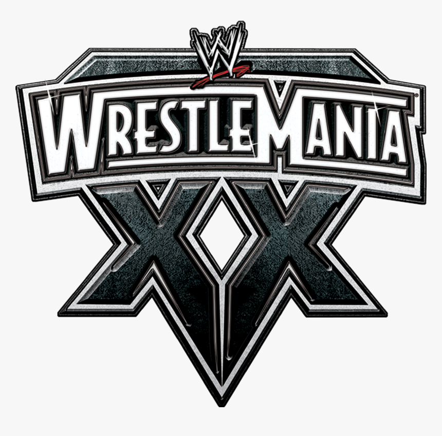 Wrestlemania 20 Logo - Wwe Wrestlemania Xx Logo, HD Png Download - kindpng