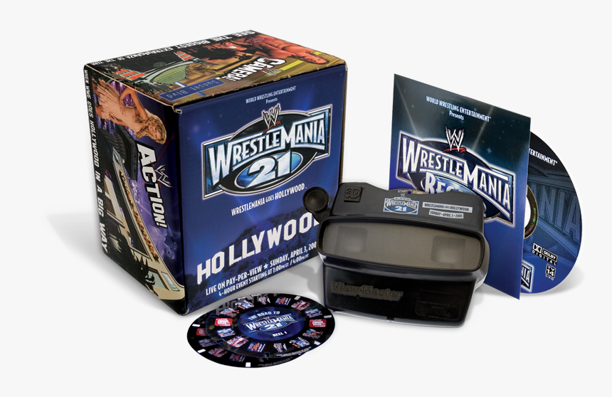 Wrestlemania 21 3d View-master Marketing Kit - Box, HD Png Download, Free Download