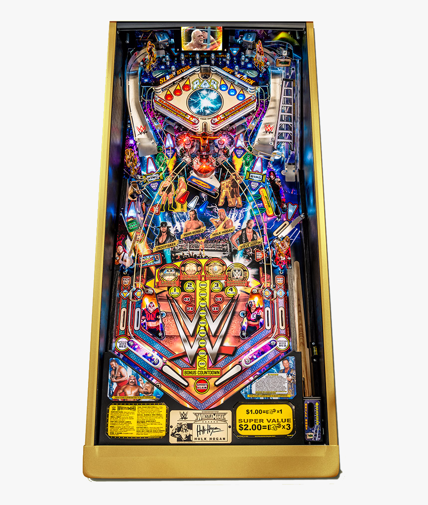 Wwe Wrestlemania Le Pinball By Stern Pinball - Wrestlemania Pinball, HD Png Download, Free Download