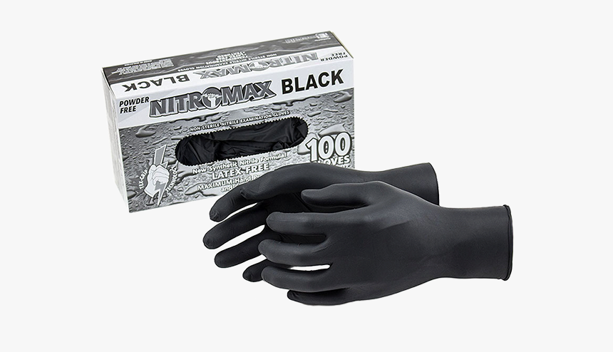 Nitro Black Gloves, HD Png Download, Free Download