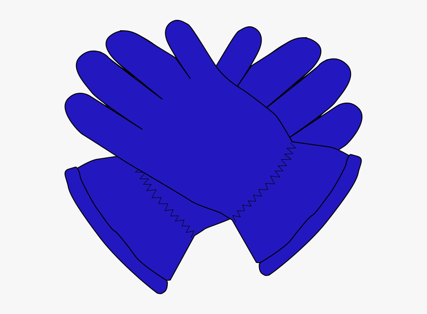 Gloves Clip Art At Clker Com Online - Clip Art, HD Png Download, Free Download