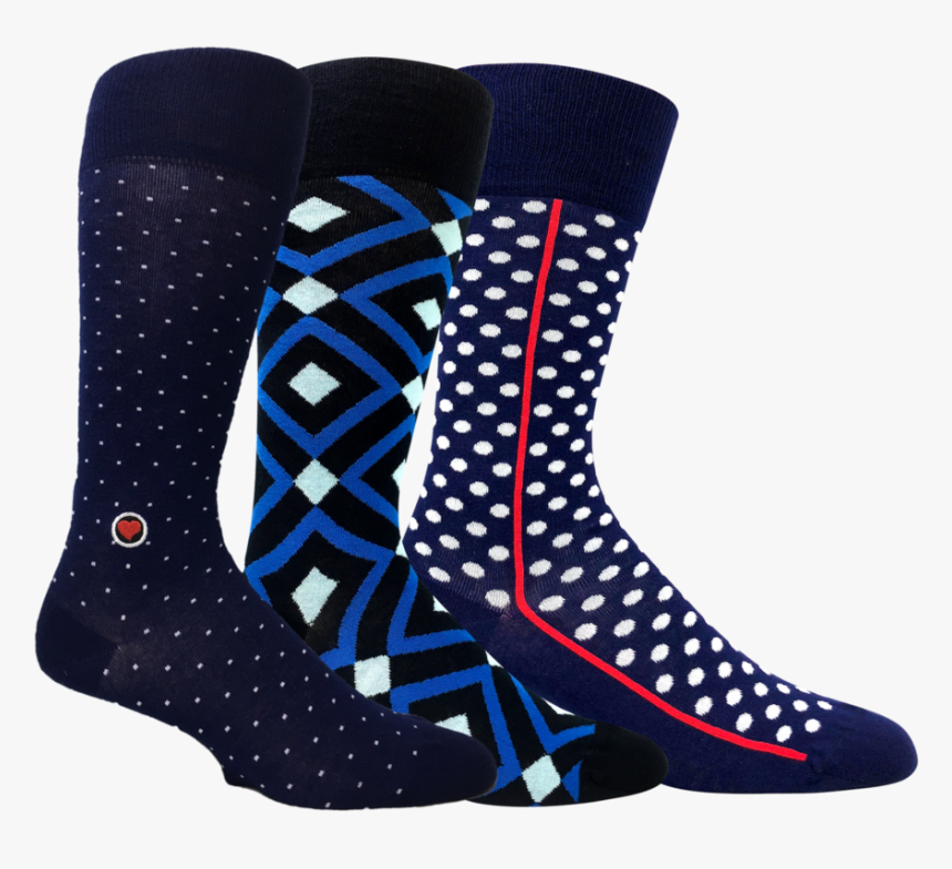 Blue Dress Socks Gift Box - Sock, HD Png Download, Free Download