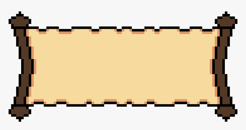 Pixel Art Scroll Paper, HD Png Download, Free Download