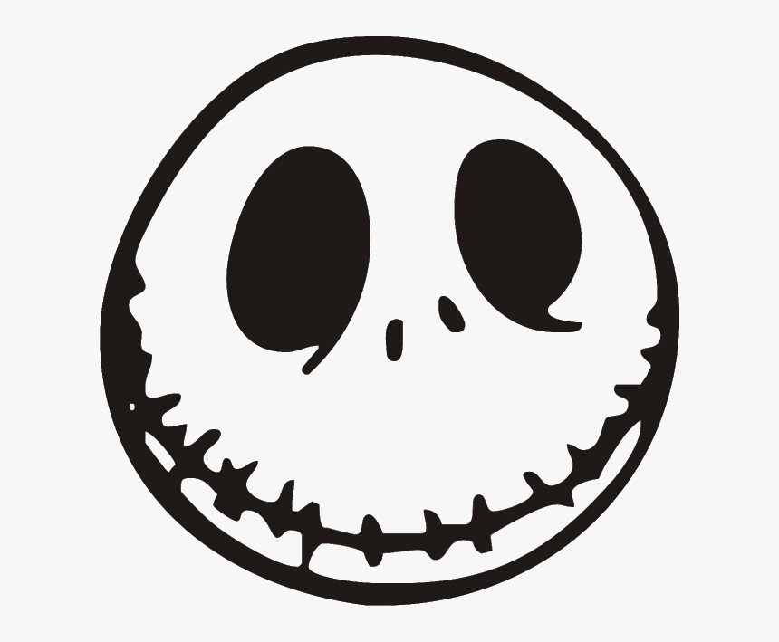 Clip Art Jack Skellington The Nightmare - Printable Jack Skellington Face, HD Png Download, Free Download