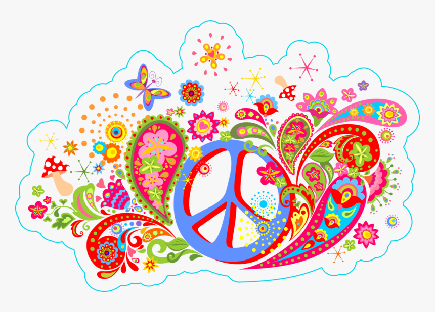 Hippie Flower Love And Peace, HD Png Download, Free Download