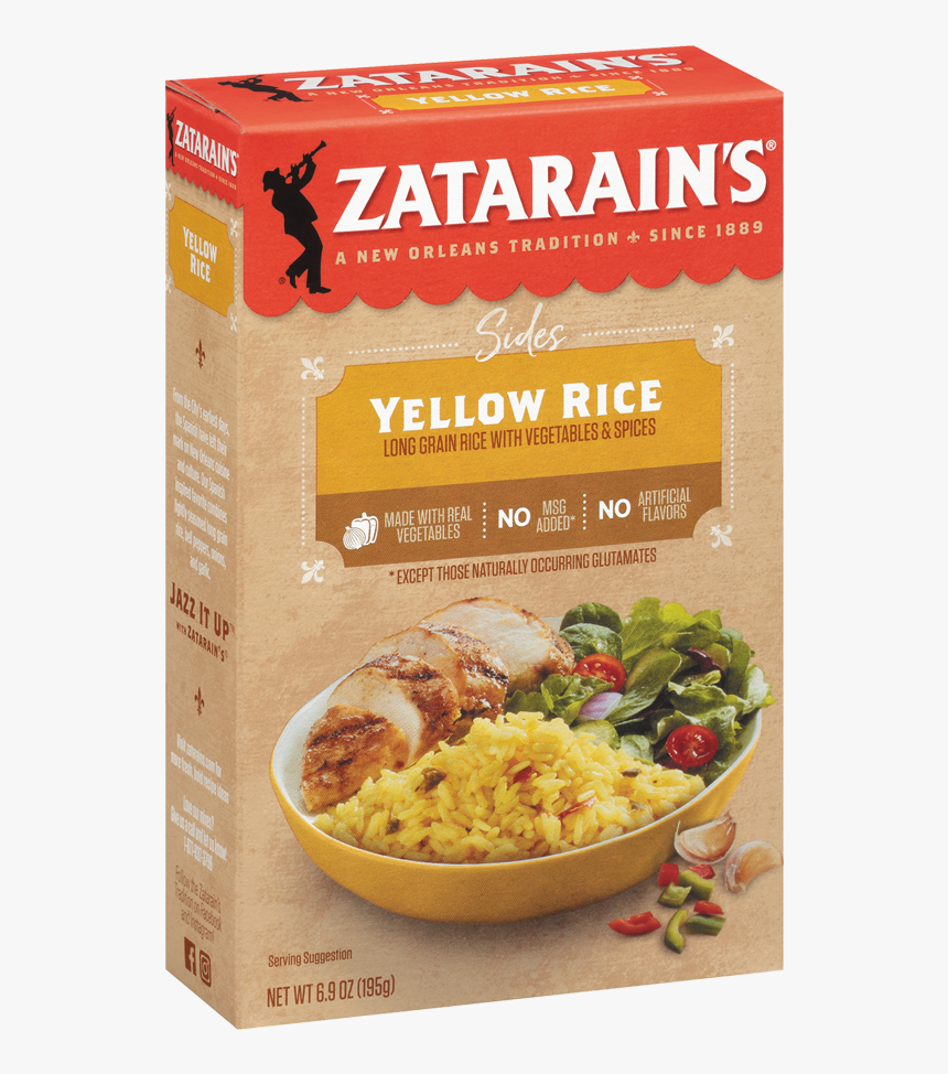 Zatarain"s® Yellow Rice - Zatarain's Spanish Rice, HD Png Download, Free Download