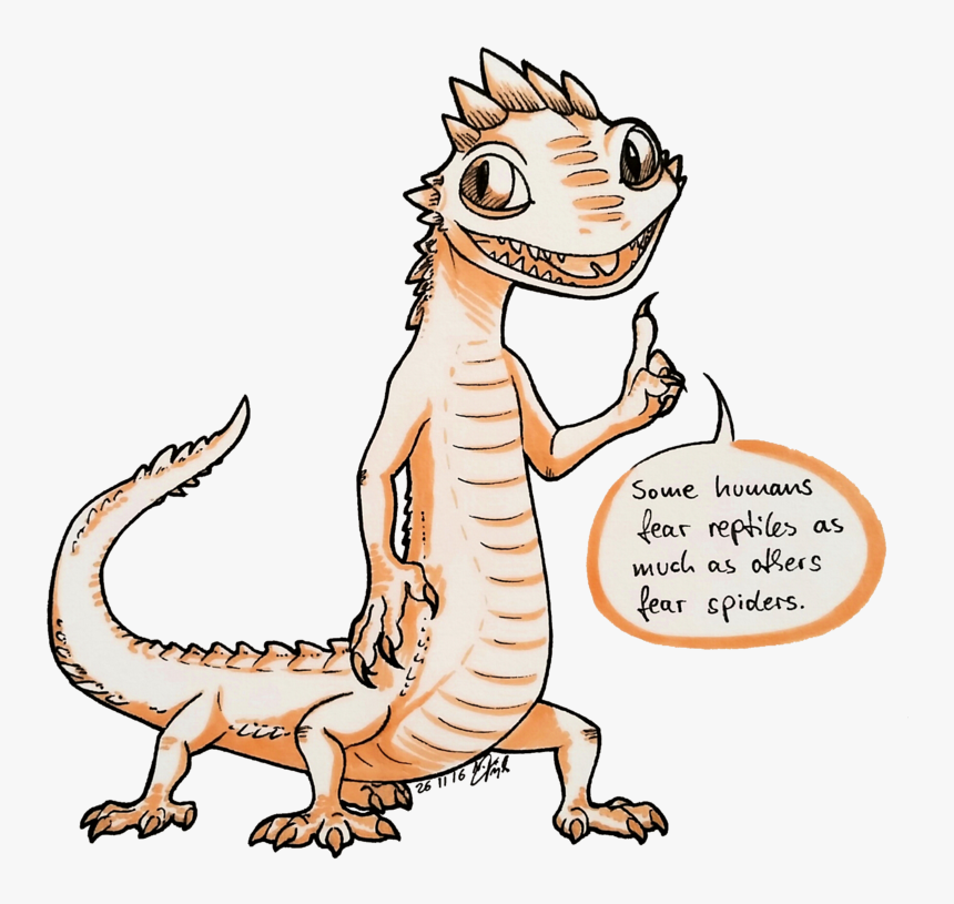 Reptiles Drawing Green Iguana Huge Freebie Download - Drawing Monster Lizard, HD Png Download, Free Download