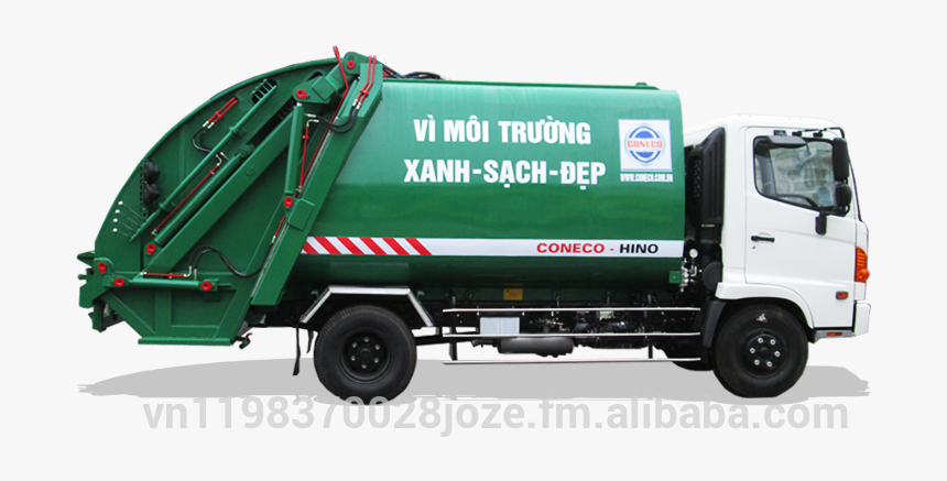 Garbage Truck Hino Fc - Garbage Truck, HD Png Download, Free Download