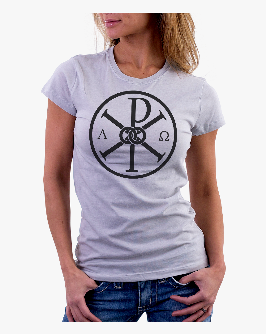 Chi Rho Alpha Omega Christian Black - Paddle Boarding T Shirt, HD Png Download, Free Download