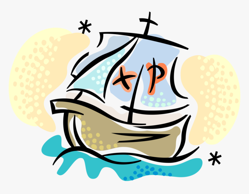 Vector Illustration Of Chi Rho Xp Monogram Of Jesus, HD Png Download, Free Download