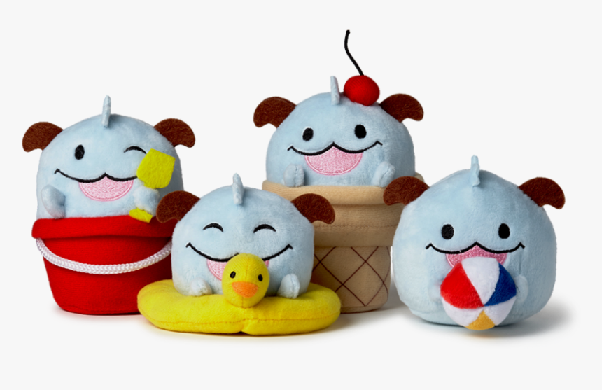 League Of Legends Pluche Summer Poro 4 Pack, HD Png Download, Free Download