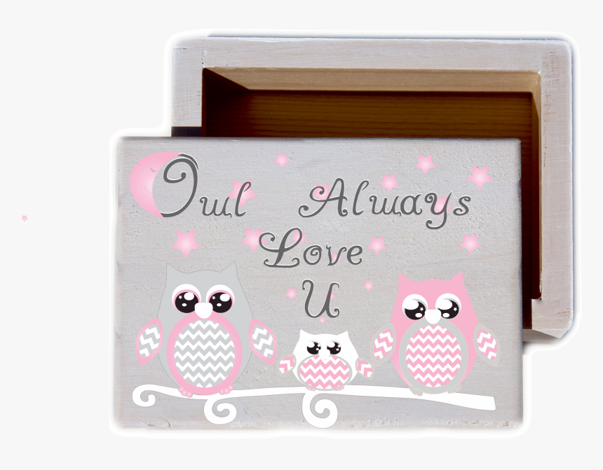 Owl Always Love U White Wash Wood Keepsake Collectible - Picture Frame, HD Png Download, Free Download