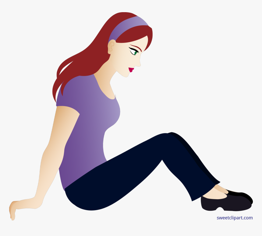 Transparent Woman Sitting Png, Png Download, Free Download