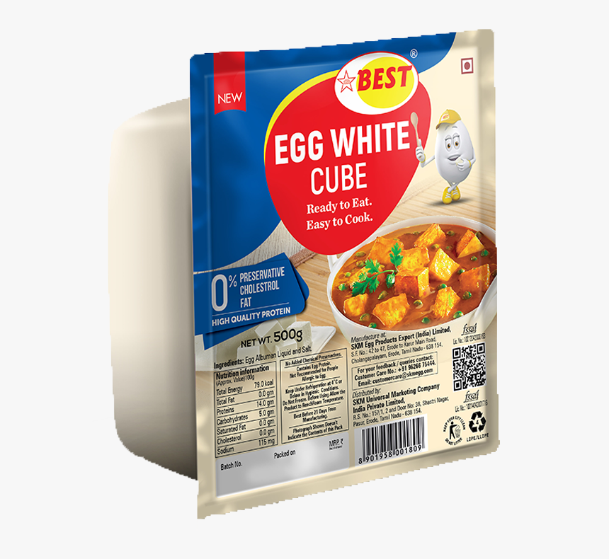 Egg White Cube 500 Gram Rs-240 - Best Egg White Cubes, HD Png Download, Free Download