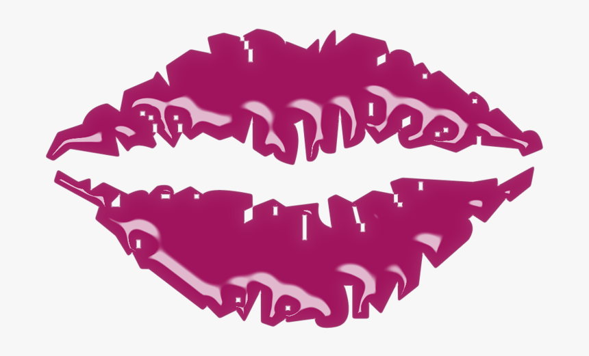 Lips Svg Kissing Booth - Rose Gold Background With Lips, HD Png Download, Free Download