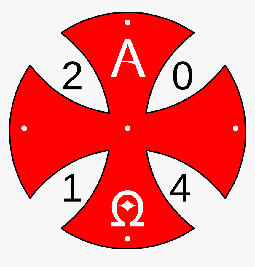 Candle Vector Red - Cross Pattee, HD Png Download, Free Download