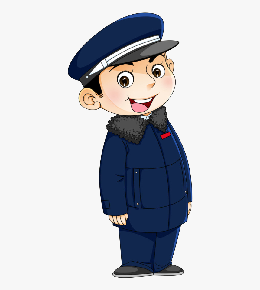 Police Uncle Png Download - Transparent Cartoon Police Png, Png Download, Free Download