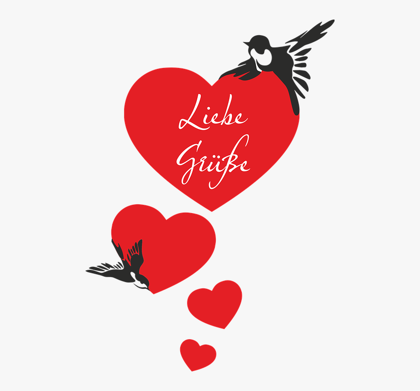 Transparent Swallows Clipart - Heart With Bird Png, Png Download, Free Download