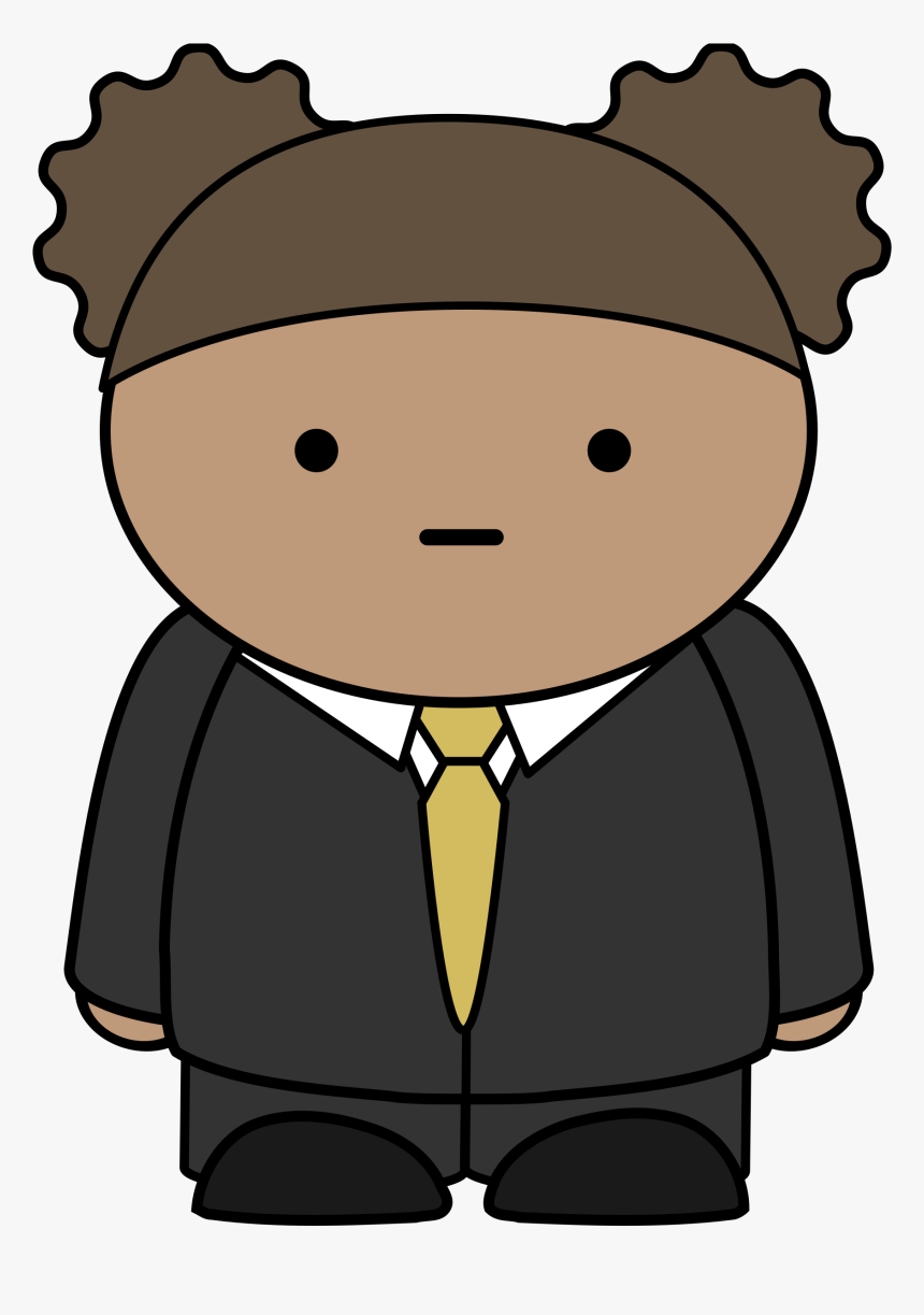 Comic Character Wearing A Business Suit By Anarres - Business Suit Clip Art, HD Png Download, Free Download