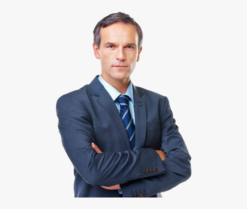 Happy Looking Man In A Suit With Arms Folded - Mark Santomartino, HD Png Download, Free Download