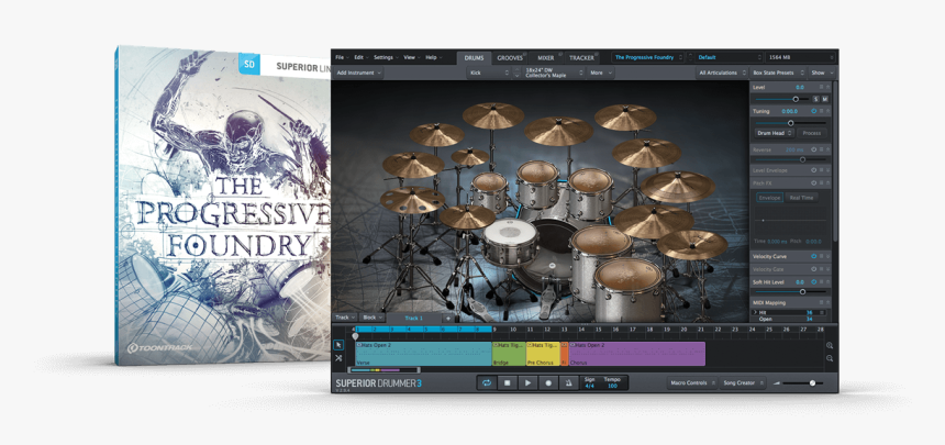 Toontrack The Progressive Foundry Sdx, HD Png Download, Free Download
