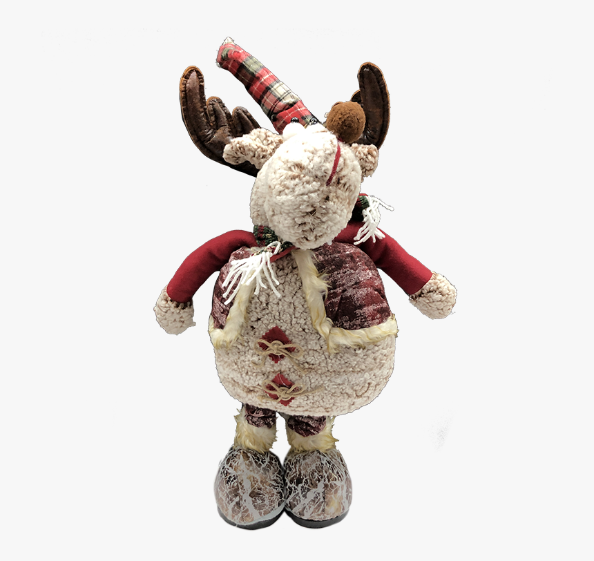 Christmas Deer Png , Png Download - Stuffed Toy, Transparent Png, Free Download
