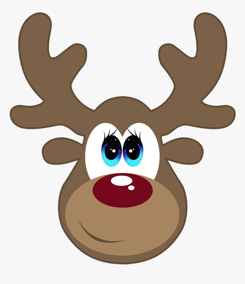 Reno Deer Drawing Of Christmas Free Photo - Kaledu Elnias, HD Png Download, Free Download