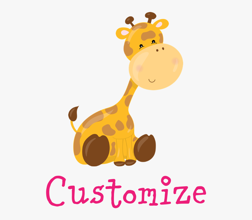Custom Baby Giraffe Mousepad - 12 Months Old Sticker, HD Png Download, Free Download