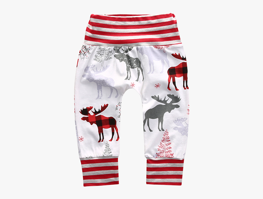 Christmas Deer Pants - Moose, HD Png Download, Free Download