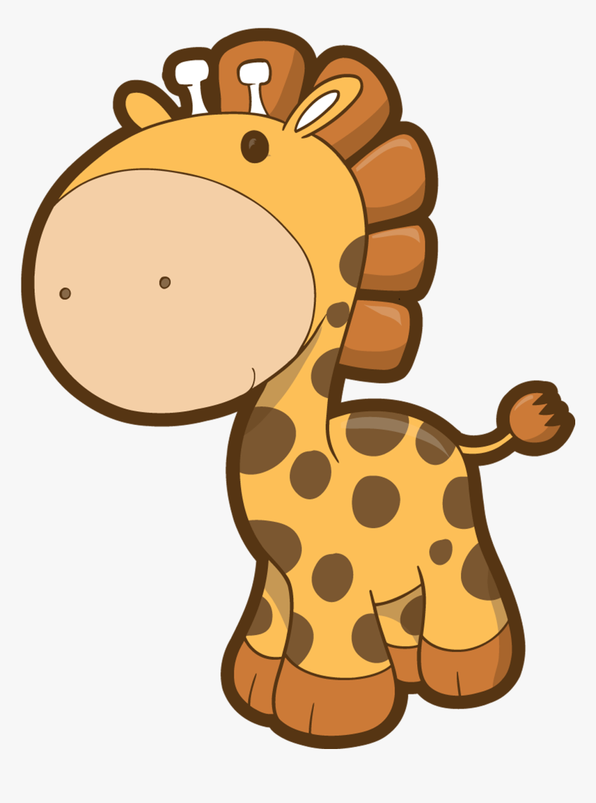 Clip Art Baby Giraffe Cartoon - Giraffe Illustration Free, HD Png Download, Free Download