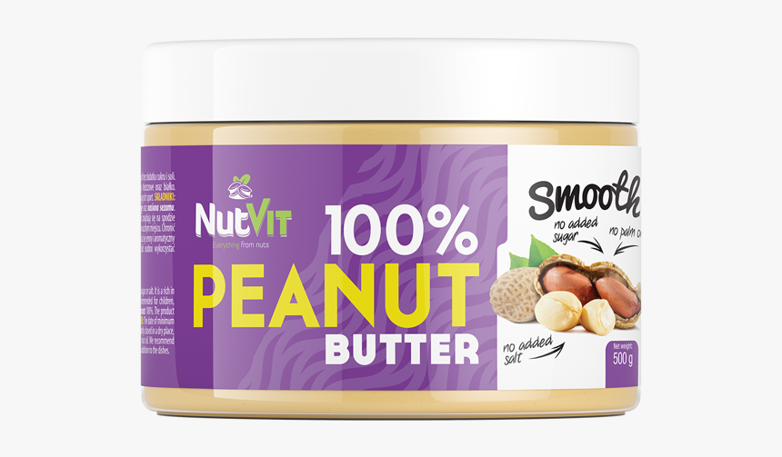 Nutvit 100% Peanut Butter 500 G - Macadamia, HD Png Download, Free Download