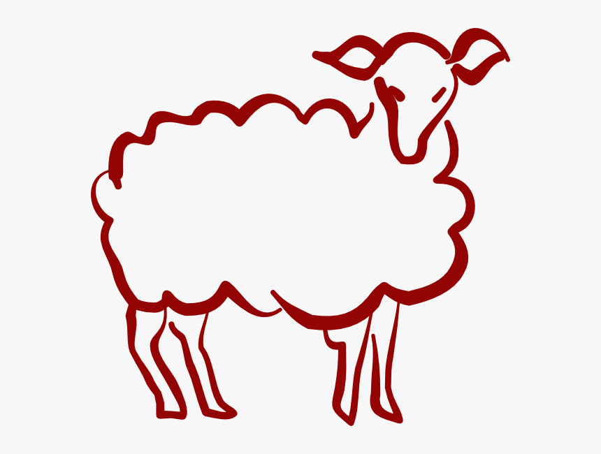 Red Lamb Svg Clip Arts - Red Lamb, HD Png Download, Free Download