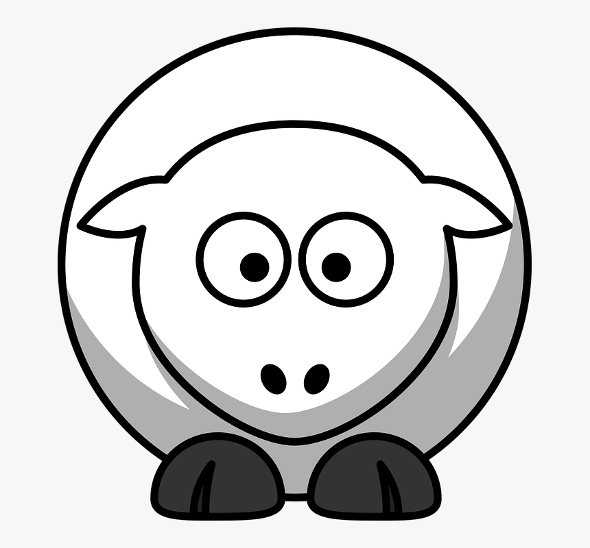 Lamb, Sheep, Milk Cow, Animal, Mammal, Farm Animal - Cartoon Animals Clipart,  HD Png Download - kindpng