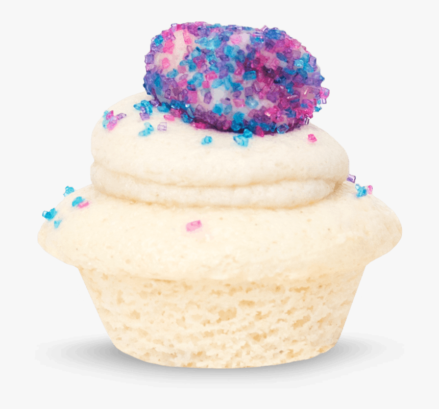 Sugar Cookie Cupcake Small Side View Image - Cream, HD Png Download, Free Download