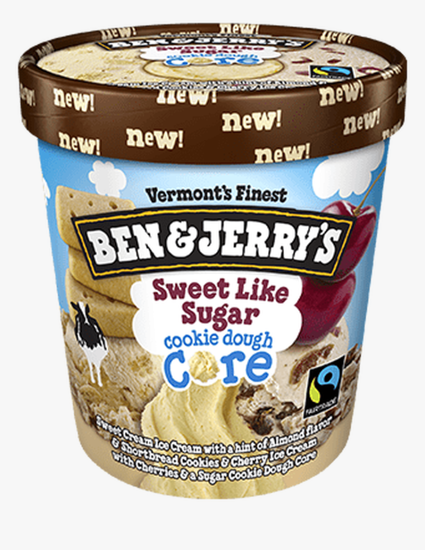 Ben & Jerry"s, Sweet Like Sugar Cookie Dough Core Ice - Ben And Jerry's Sweet Like Sugar, HD Png Download, Free Download