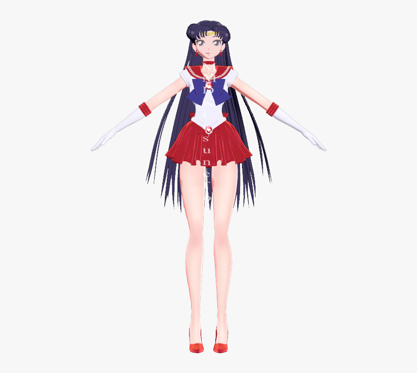 Sailor Mars Crystal - Anime Mmd Sailor Moon, HD Png Download, Free Download