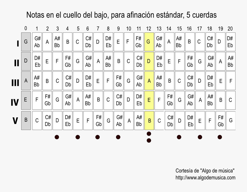 Acordes Bajo 4 Cuerdas, HD Png Download is free transparent png image. 