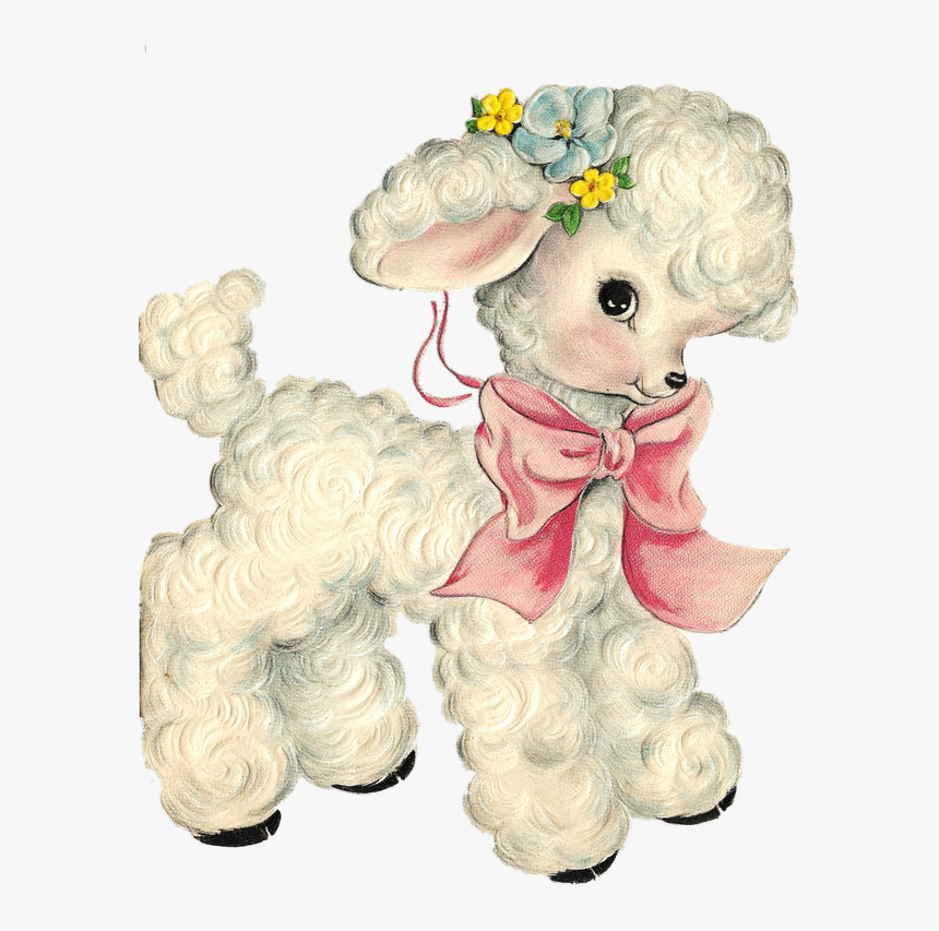 Vintage Lamb Clip Art , Png Download - Vintage Lamb, Transparent Png, Free Download