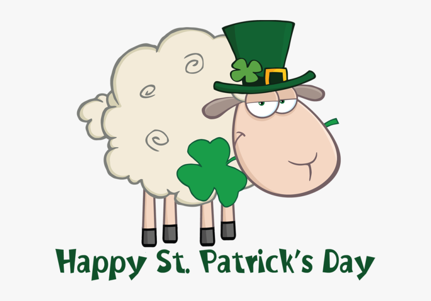 Clip Art Free Download Cute Lamb Clipart - St Patrick's Day Sheep, HD Png Download, Free Download