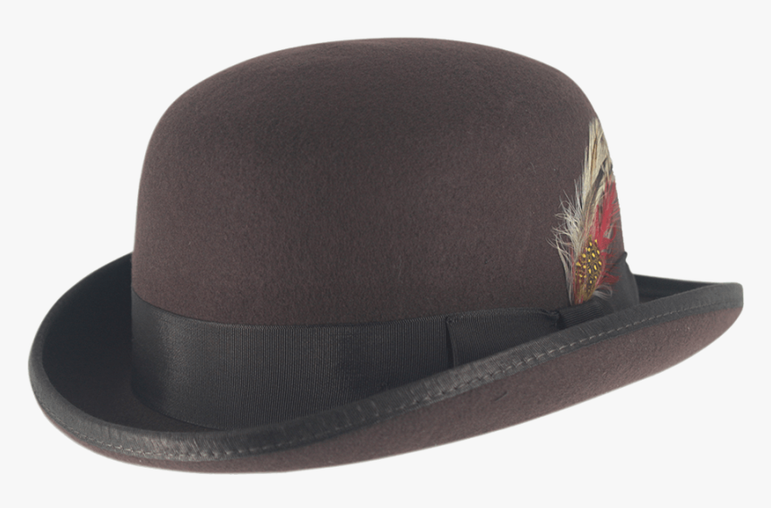 Brown Wool Bowler Hat By Gamble Gunn Bowler - Beige, HD Png Download, Free Download