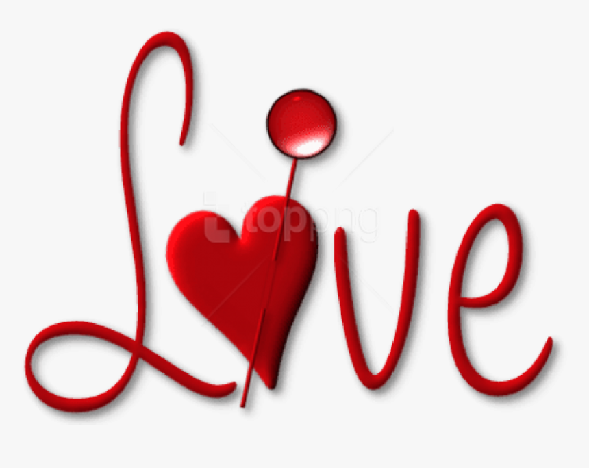 Free Png Download Red Love With Heart Png Images Background - Heart, Transparent Png, Free Download