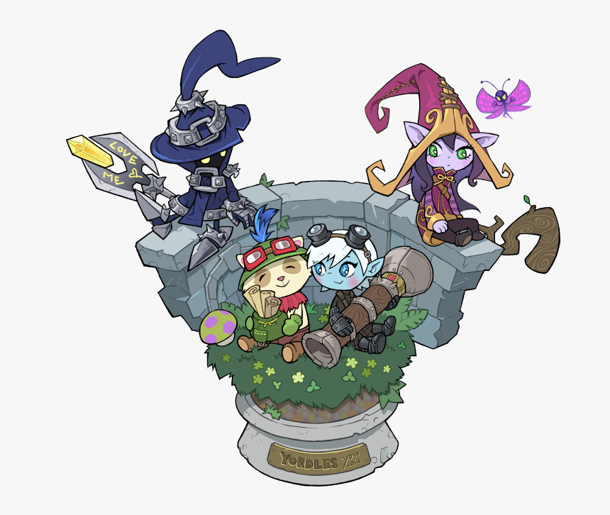 Lulu, Tristana, And League Of Legends Image - Lol Tristana X Teemo, HD Png Download, Free Download