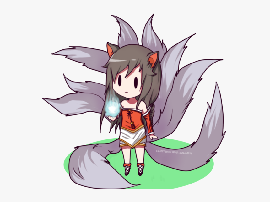 Fruit Blueberry Grape Clip Art Blueberry - League Of Legends Ahri Chibi, HD Png Download, Free Download