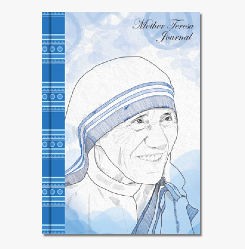 Matrikas Mother Teresa Journal Standard Notebook - Sketch, HD Png Download, Free Download