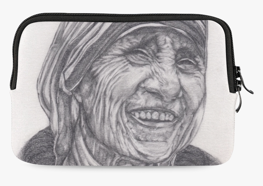 Mother Theresa Drawing Ipad Mini - Drawing, HD Png Download, Free Download