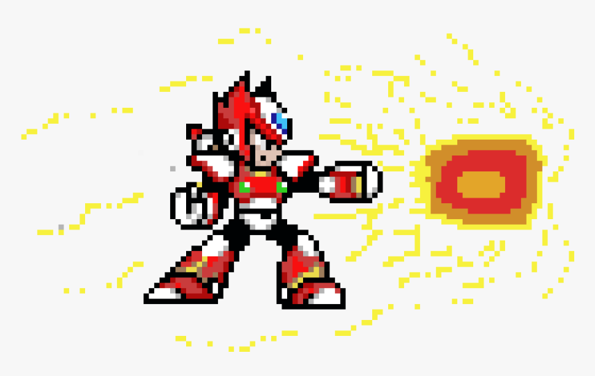 8 Bit Zero , Png Download - Megaman X Zero Sprite Grid, Transparent Png, Free Download