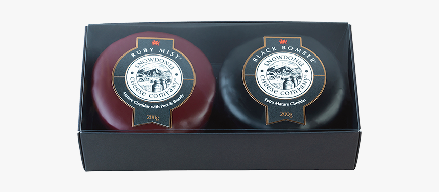 Duo Black Bomber Ruby Mist Gift Pack Snowdonia Cheese - Box, HD Png Download, Free Download