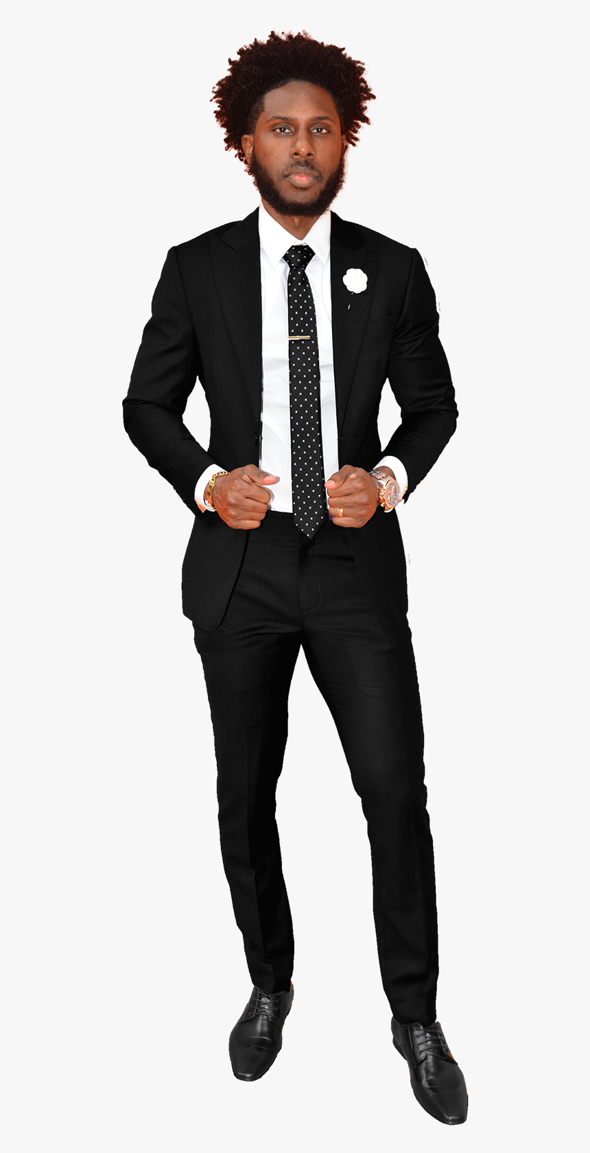 The Regal Deep Black Suit"
 Class= - Shirt With Green Suit, HD Png Download, Free Download